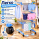 Складна сушарка для білизни Garment Rack with Wheels 142&times;55&times;172 см, на колесах 3203115 фото 2