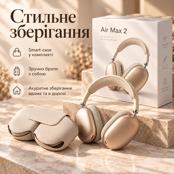 Беспроводные наушники Air Max 2 с ANC, режимом прозрачности и Digital Crown xg7c фото