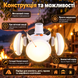 Аккумуляторная кемпинговая лампа BL-2029 с крючком, 4 режима + SOS, USB ws89939 фото 4