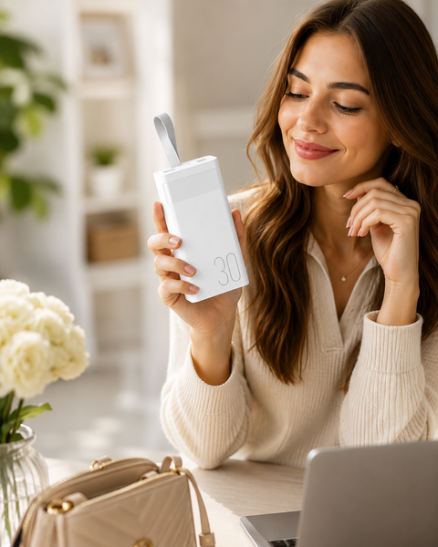 Power Bank Remax RPP-320 30000 мА&middot;год, 22,5 Вт, Type-C, LED-дисплей  AsKP-79 фото