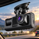 Автомобильный видеорегистратор на 3 камеры 1296P Full HD+ с G-Sensor и ночной съёмкой  VEN-1281 фото 1