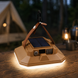 Акумуляторна LED-лампа Bailong JK-06 для блекаутів із сонячною панеллю та Power Bank sp10578 фото 1
