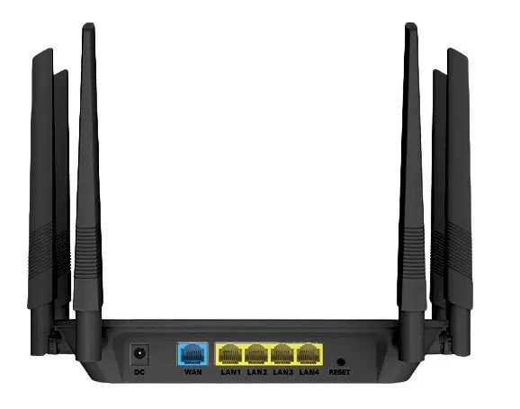 Wi-Fi роутер LV-WR50Q 300 Мбит/с, 2.4 ГГц, 6 антенн, 3 LAN 2053558 фото
