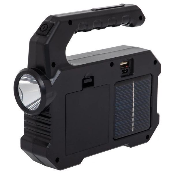 Акумуляторний LED-ліхтар KJ-208 з Power Bank, 6 режимами та сонячною панеллю 2018266 фото
